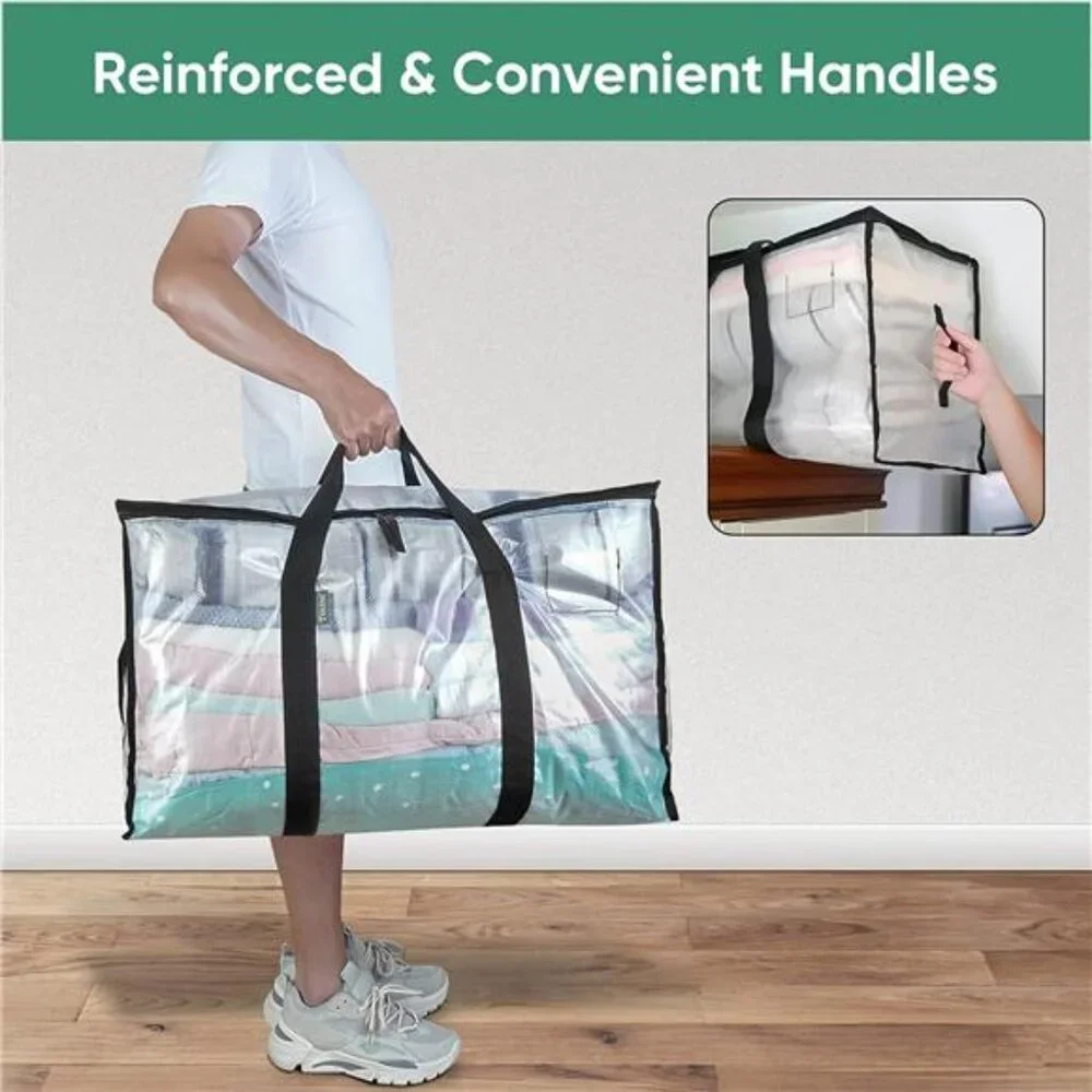 BALEINE 6-Pack Oversized Moving Bags with Reinforced Handles, Heavy-Duty